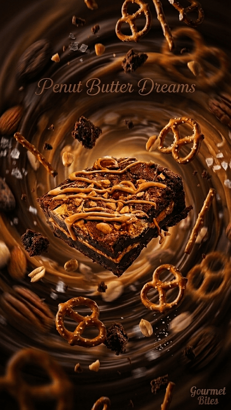 Peanut Butter Pretzel Brownie